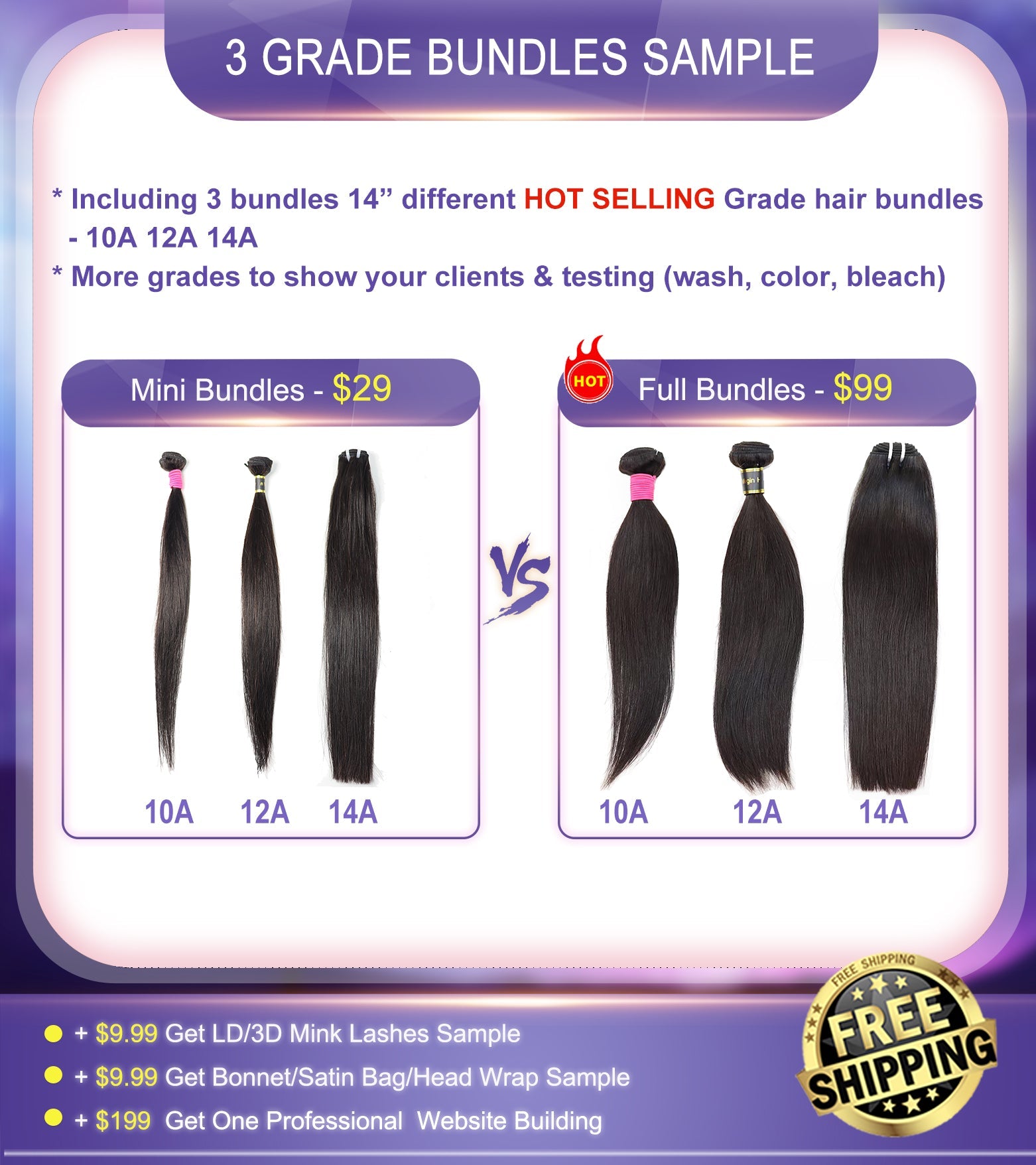 3 Grade Bundles Sample (Including 10A 12A 14A Total 3 Bundles ) Free S ...