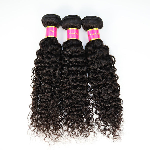 10A Kinky Curly 100% Virgin Human Hair Wholesale Bundle Natural Black (100grams/bundle)