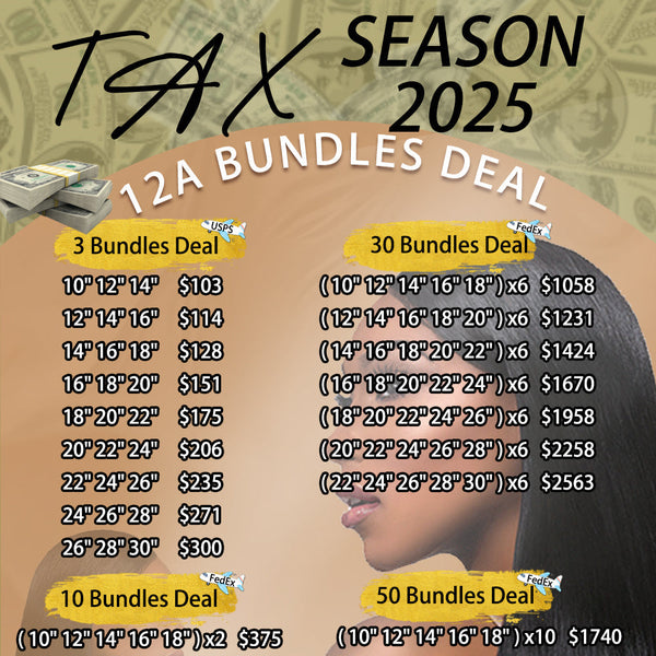 2025 Tax Season 12A Bundles Deal Package Deal