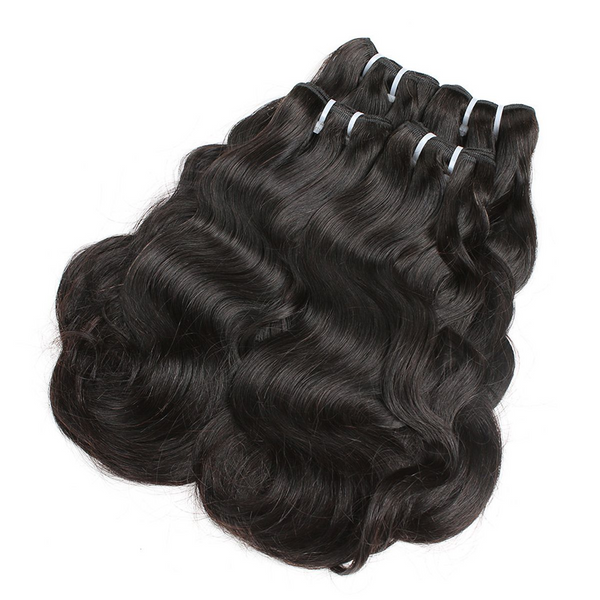 14A Wholesale Body Wave Double Drawn Vietnam Human Hair Bundle Natural Black (100grams/bundle)