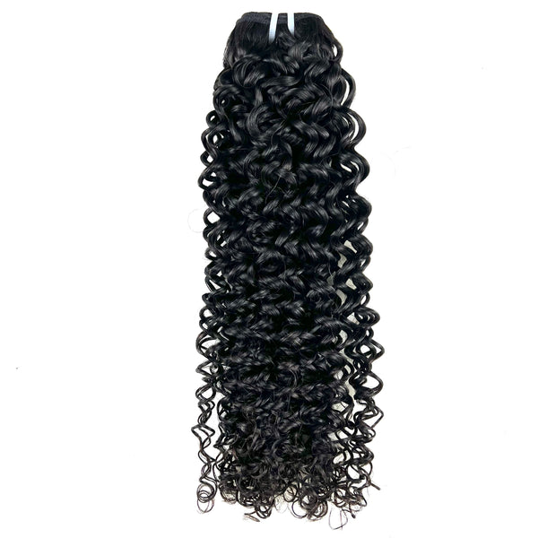 14A Wholesale Kinky Curly Double Drawn Vietnam Human Hair Bundle Natural Black (100grams/bundle)