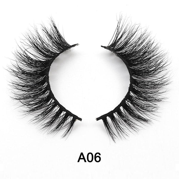 Free Shipping 30 Pairs 3D Mink Eyelashes(Style:A06)