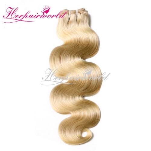 Wholesale Platinum Blonde #613 Body Wave Hair Bundle(100grams/bundle)